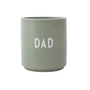 Design Letters - AJ Favourite Tasse en porcelaine, papa / vert