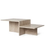 Ferm Living - Distinct Table basse, pierre de travertin