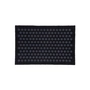 tica copenhagen - Dot Paillasson 40 x 60 cm, noir / gris