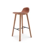 Eva Solo - Abalone Tabouret de bar H 75 cm, chêne naturel / cognac