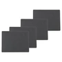 Lind DNA - Set de table Square L , 35 x 45 cm, Nupo anthracite (set de 4)