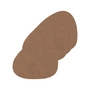 Lind DNA - Glasuntersetzer Curve , Nupo marron (set de 4)