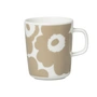 Marimekko - Oiva Unikko Gobelet avec anse 250 ml, blanc / beige