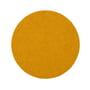 myfelt - Klara Tapis de boules de feutre Ø 140 cm, jaune moutarde