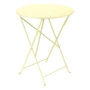Fermob - Bistro Table pliante Ø 60 cm, sorbet citron