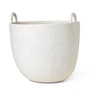 Ferm Living - Speckle Pot à plantes, Ø 30 x H 30 cm, blanc cassé