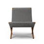 Carl Hansen - MG501 Cuba Chair Outdoor, teck non traité / charcoal
