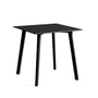 Hay - Copenhague CPH Deux 210 Table à manger, 75 x 75 cm, hêtre teinté noir / stratifié encre noir