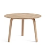 HAY - Bella Table basse Ø 60 cm / H 39 cm, chêne laqué mat