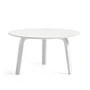 HAY - Bella Table basse, Ø 60 cm / H 32 cm, chêne laqué blanc