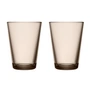 Iittala - Verre Kartio Verre à boire 40 cl, lin (set de 2)