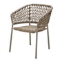Cane-line - Ocean Chaise avec accoudoirs Outdoor, taupe