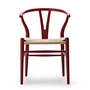 Carl Hansen - CH24 Wishbone Chair , soft red brown / tressage naturel