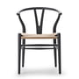 Carl Hansen - CH24 Wishbone Chair , soft grey / tressage naturel