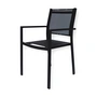 Fiam - Aria Fauteuil empilable, noir