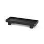 Ferm Living - Bon plateau en bois, x-small / noir
