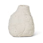 ferm living - Vase vulcain, pierre blanc cassé