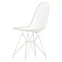 Vitra - Wire Chair DKR (H 43 cm), blanc / sans housse, patins en feutre (blanc)
