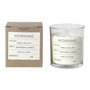 Broste Copenhagen - Morning Bougie parfumée, Ø 8 x H 8 cm, blanc