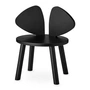 Nofred - Mouse Chaise pour enfant, noir