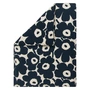 Marimekko - Unikko Housse de couette 240 x 220 cm, blanc coton / bleu foncé