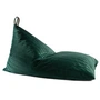 Nobodinoz - Pouf essaouira velours, 115 x 77 cm, jungle green