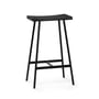 Andersen furniture - Tabouret de bar hc2 h 65 cm, chêne noir / acier noir