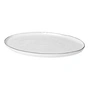 Broste copenhagen - Broste copenhagen salt, ovale, 38,5 x 26,5 cm, blanc / noir
