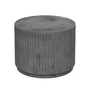 Broste Copenhagen - Rillo Table d'appoint, Ø 56 x H 42 cm, charcoal