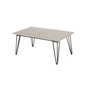Bloomingville - Mundo Table basse, 90 x 60 cm, béton / gris
