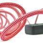 NUD Collection - Extension Cord triple prise, Wellington Red (TT-95)