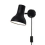 Anglepoise - Type 75 Mini Applique murale, jet black (avec câble)