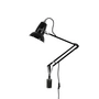 Anglepoise - Original 1227 Mini lampe murale avec support mural, jet black (câble : noir)