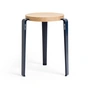 TipToe - LOU Tabouret, chêne naturel / bleu minéral