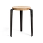 TipToe - LOU Tabouret, chêne naturel / noir graphite