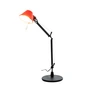 Artemide - Lampe de table Tolomeo Micro Bicolor, noir / rouge corail