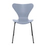 Fritz Hansen - Série 7 chaise, noir / frêne teinté lavender blue
