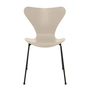 Fritz Hansen - Série 7 chaise, noir / frêne light beige teinté