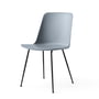 & Tradition - Rely Chair HW6, bleu clair / noir