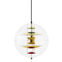 Verpan - VP Globe Lampe suspendue Ø 40 cm, laiton / transparent