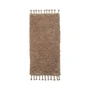 Ferm Living - Amass Tapis à poils longs, 70 x 140 cm, white pepper