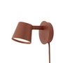 Muuto - Tip Applique murale LED, cuivre-brun