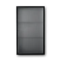 Ferm Living - Haze Armoire murale, Reeded Glas, noir