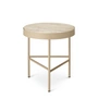 Ferm Living - Travertine Table basse, petite, en cachemire