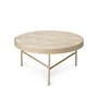 Ferm Living - Travertine Table basse, grande, en cachemire