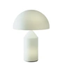 Oluce - Atollo Lampe de table 237, verre opale