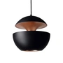 Dcw - Voici la lampe pendentif sun 350, noir / cuivre