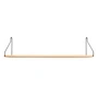 Frama - Shelf Étagère 80 x 20 cm, chêne / noir