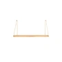 Frama - Shelf Étagère 40 x 20 cm, chêne / laiton