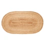 Hübsch Interior - Tapis de jute, ovale, 200 x 100 cm, naturel
